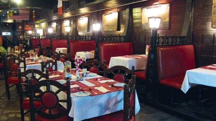 The Ship Restaurant — iconic ship hull exterior on Jalan Sultan Ismail
